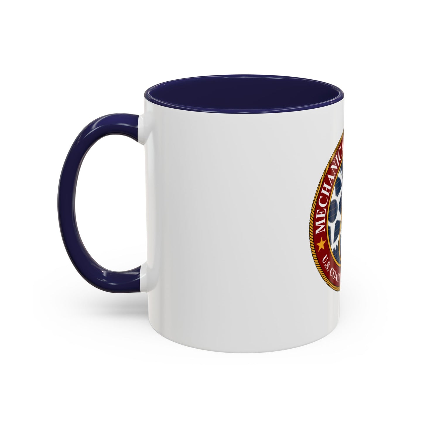 USCG Acad Mech Engineering (U.S. Coast Guard) Accent Coffee Mug