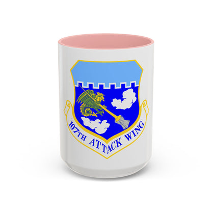 107th Attack Wing (U.S. Air Force) Accent Coffee Mug