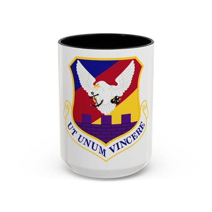 87th Air Base Wing Emblem (U.S. Air Force) Accent Coffee Mug