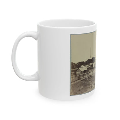 Barracks At Fort Carroll (U.S. Civil War) White Coffee Mug