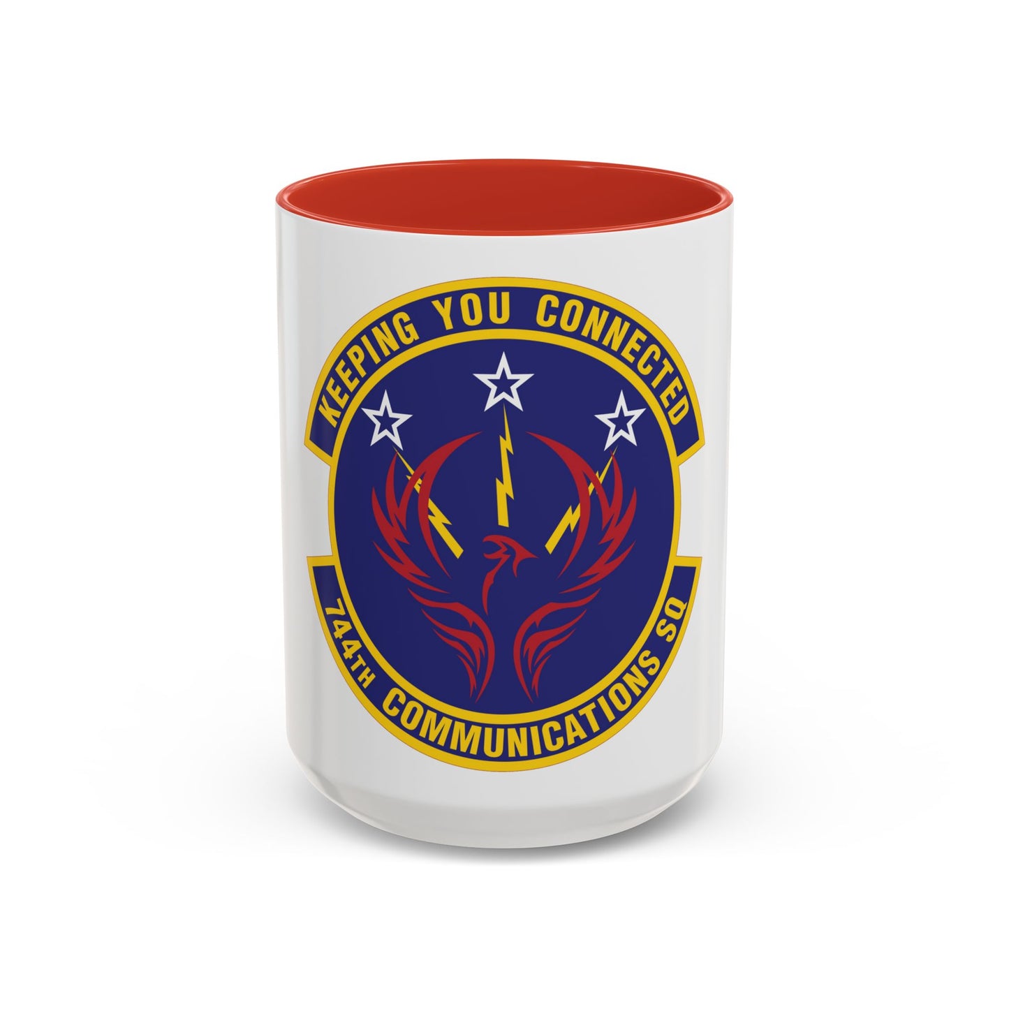 744th Communications Squadron (U.S. Air Force) Accent Coffee Mug