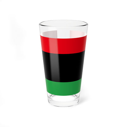 Flag of Libya without crescent and star (Libya) Pint Glass 16oz