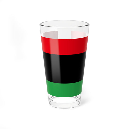 Flag of Libya without crescent and star (Libya) Pint Glass 16oz