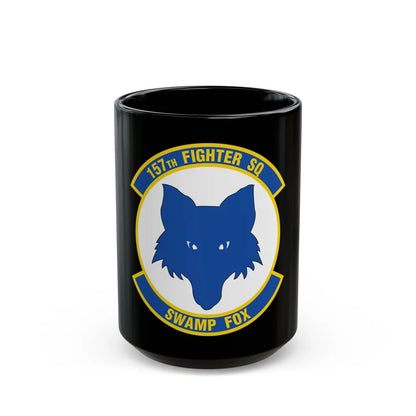 157 Fighter Squadron (U.S. Air Force) Black Coffee Mug-15oz-Go Mug Yourself