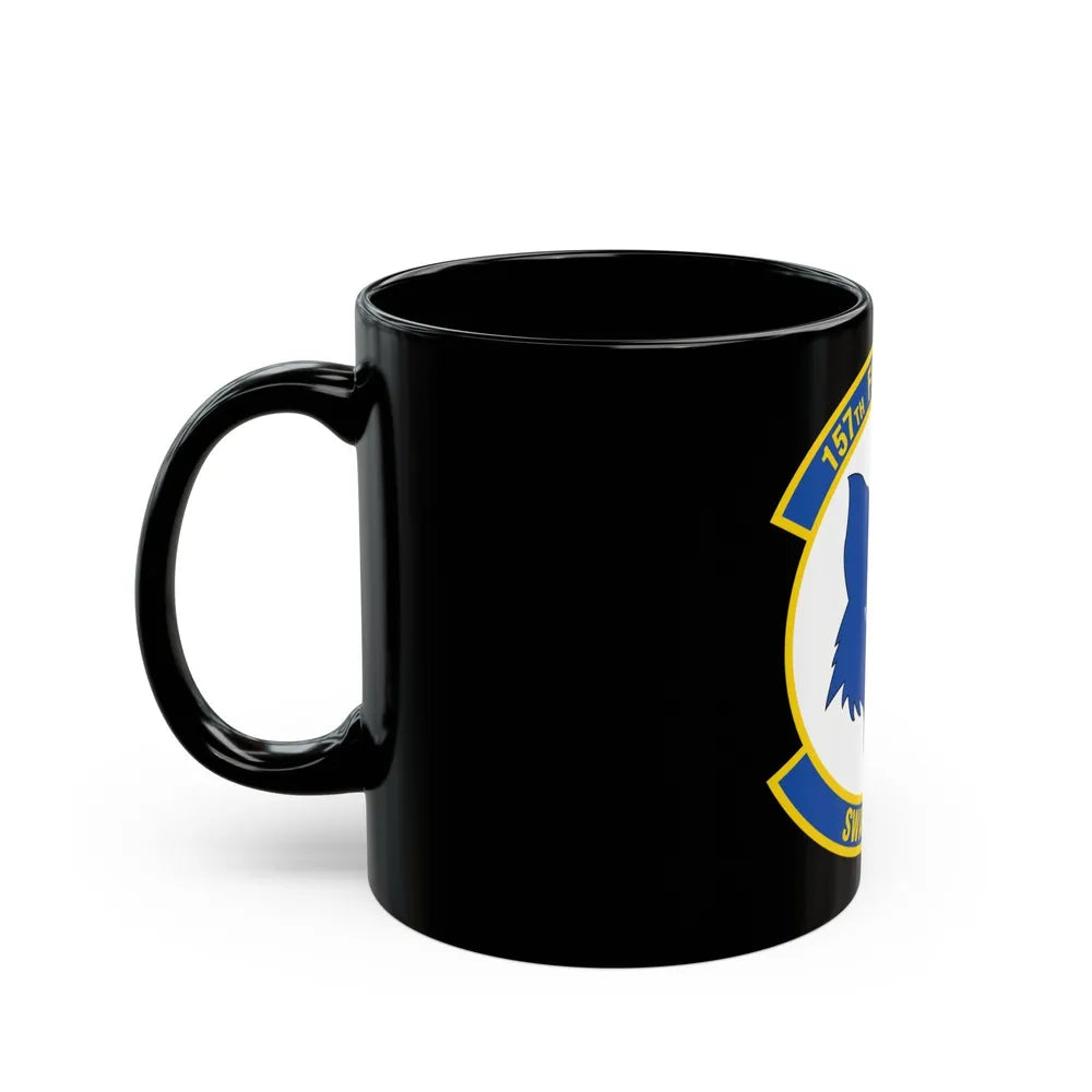 157 Fighter Squadron (U.S. Air Force) Black Coffee Mug-Go Mug Yourself