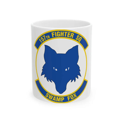 157 Fighter Squadron (U.S. Air Force) White Coffee Mug-11oz-Go Mug Yourself