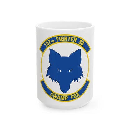 157 Fighter Squadron (U.S. Air Force) White Coffee Mug-15oz-Go Mug Yourself