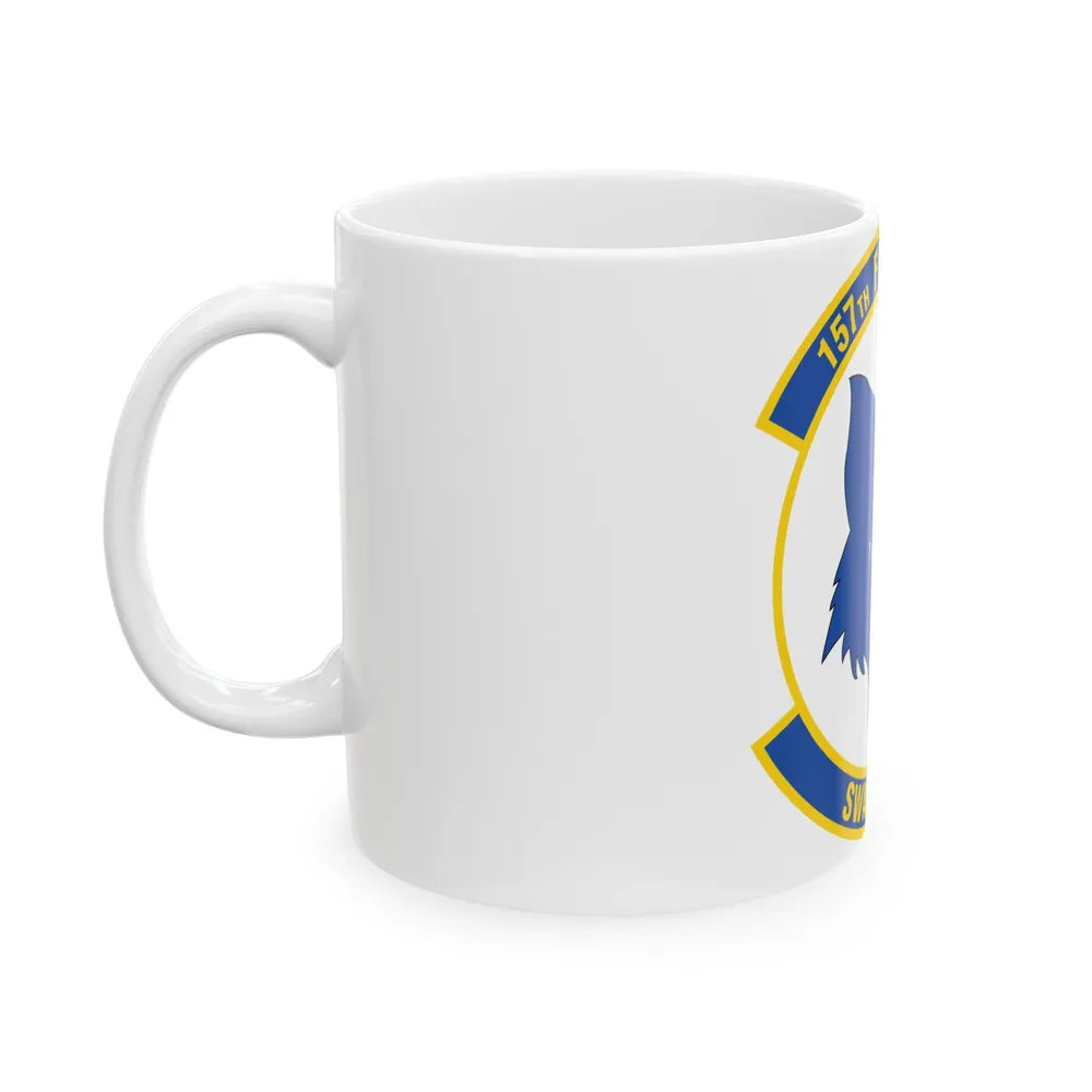 157 Fighter Squadron (U.S. Air Force) White Coffee Mug-Go Mug Yourself