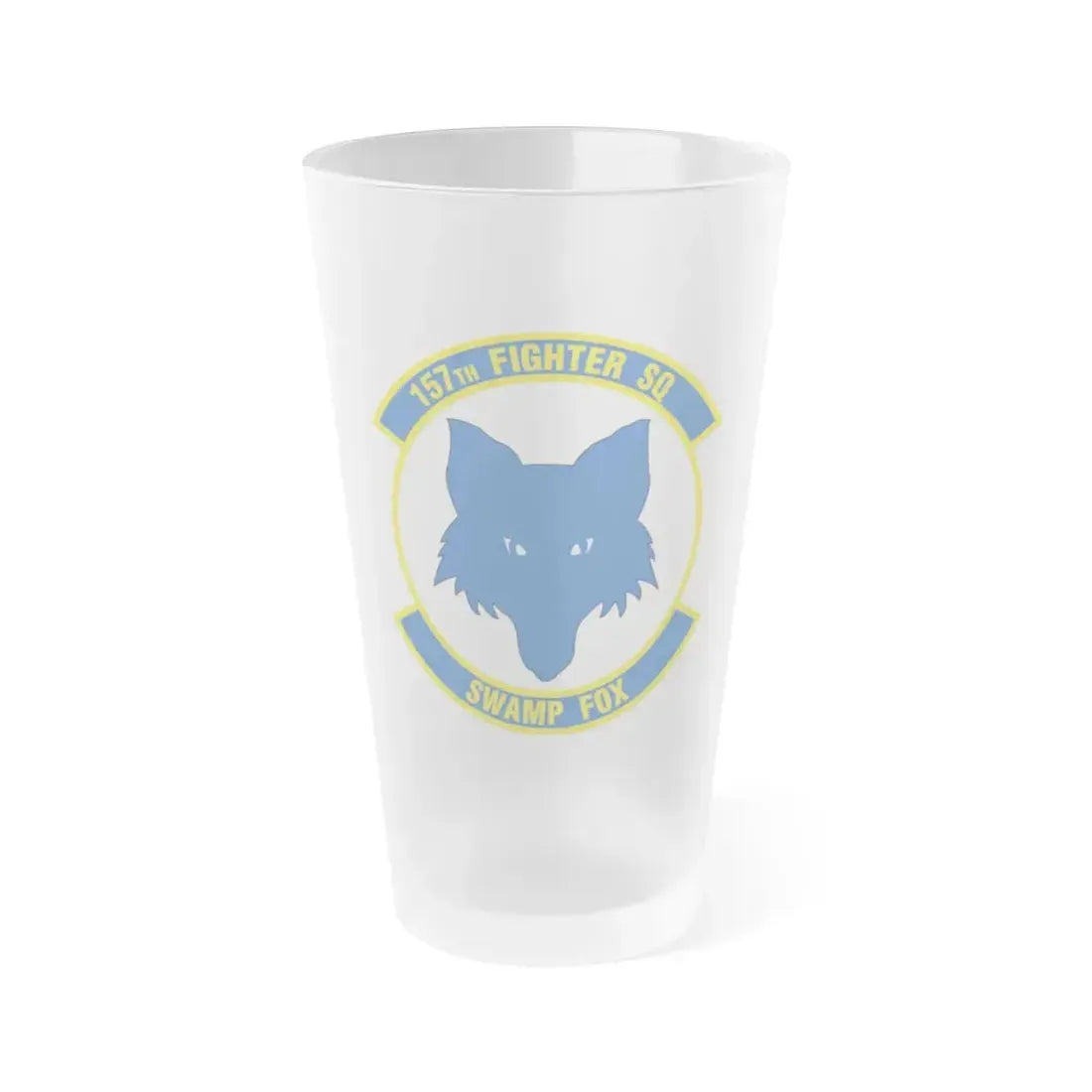 157 Fighter Squadron (U.S. Air Force) Frosted Pint Glass 16oz 16oz Frosted - Go Mug Yourself