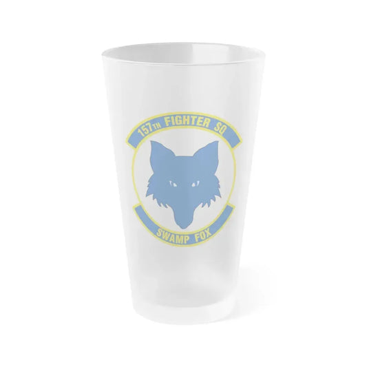 157 Fighter Squadron (U.S. Air Force) Frosted Pint Glass 16oz 16oz Frosted - Go Mug Yourself
