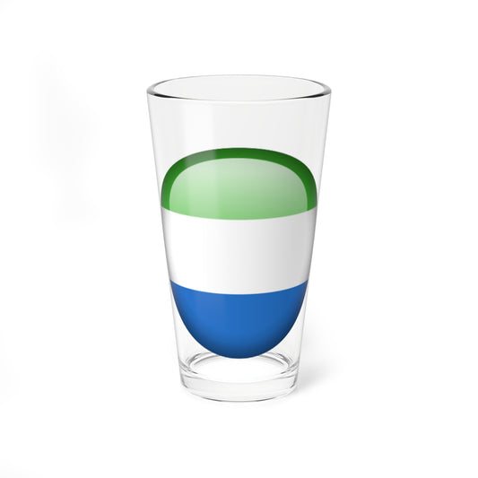 Flag orb Sierra Leone (Sierra Leone) Pint Glass 16oz
