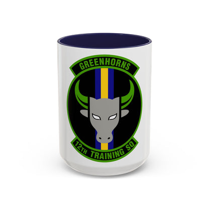 12 Training Sq AETC (U.S. Air Force) Accent Coffee Mug