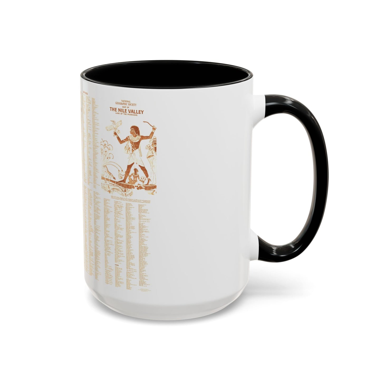 Egypt - Your Introduction to Ancient (1965) (Map) Accent Coffee Mug