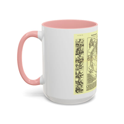 Chronicon Nurembergense Map (1493) (Map) Accent Coffee Mug