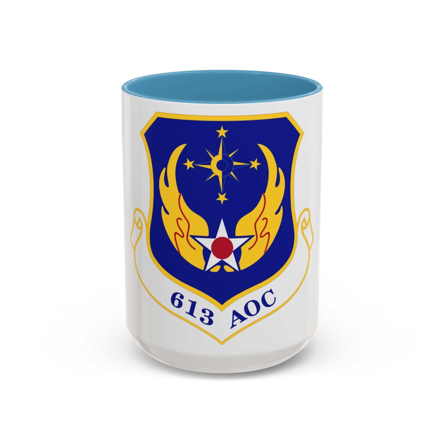 613th Air and Space Operations Center (U.S. Air Force) Accent Coffee Mug