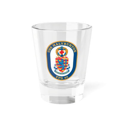 USS Halyburton FFG 40 (U.S. Navy) Shot Glass 1.5oz