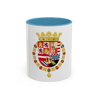 Coat of Arms of Philip II of Spain (1558-1580) - Accent Coffee Mug