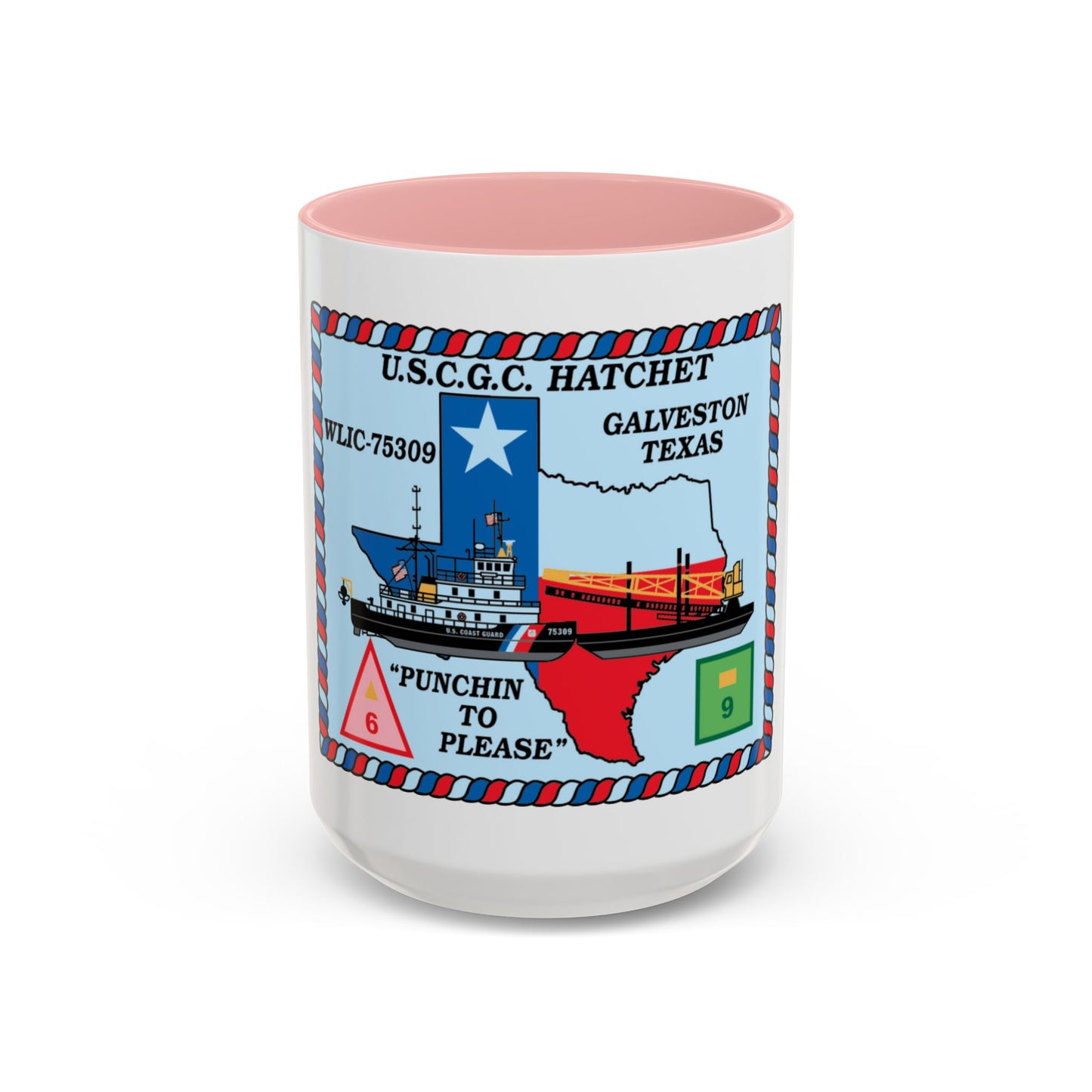 USCGC Hatchet WLIC 75309 (U.S. Coast Guard) Accent Coffee Mug