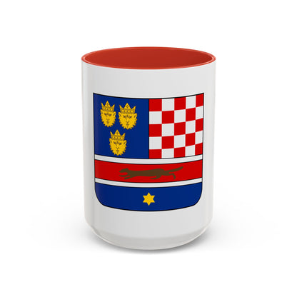 Coat of arms of Croatia (State of Slovenes, Croats and Serbs) - Accent Coffee Mug