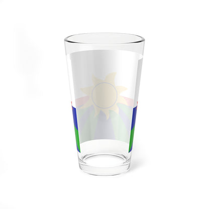 Bandera del Municipio Esteller (Venezuela) Pint Glass 16oz