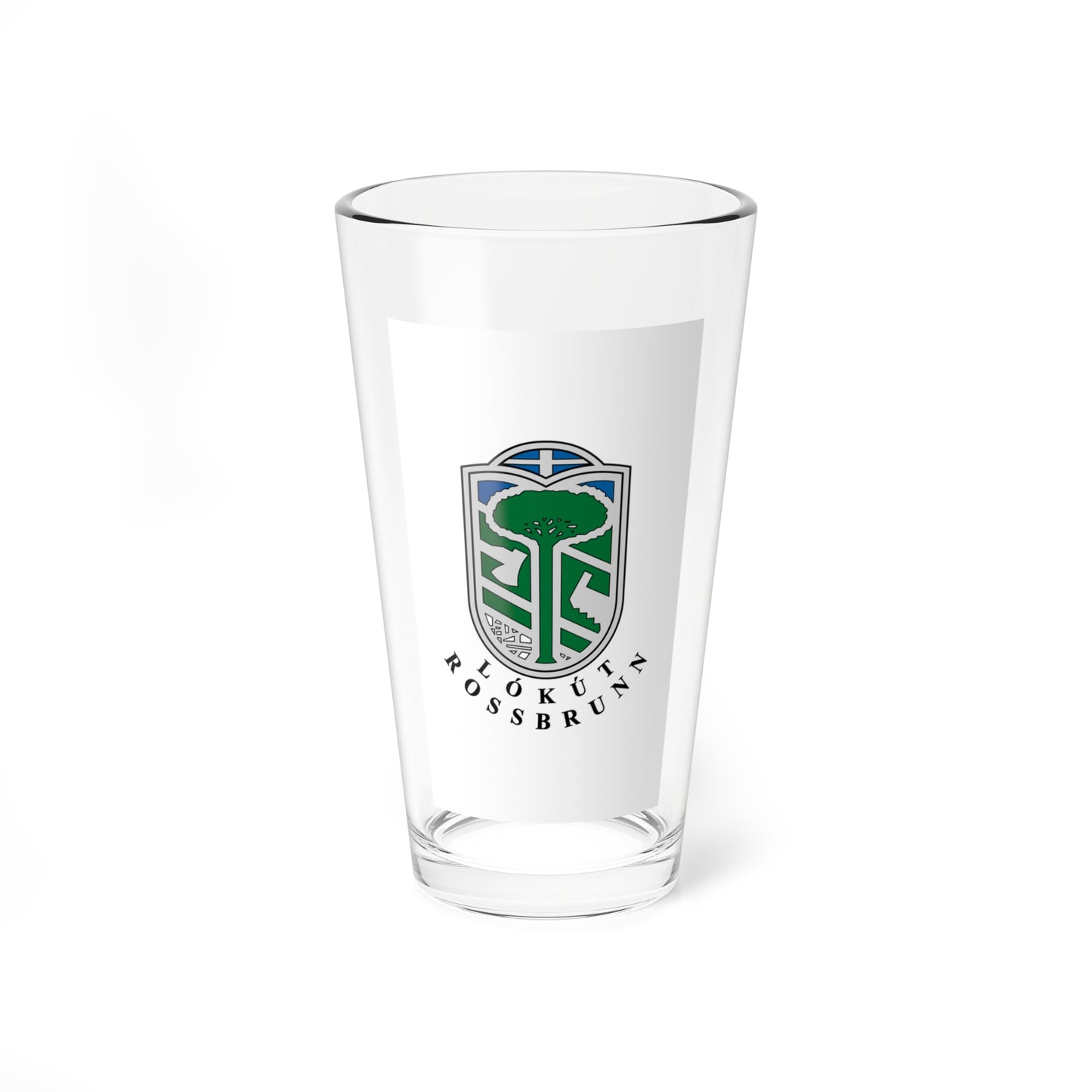 Flag of Lokut vertical (Hungary) Pint Glass 16oz