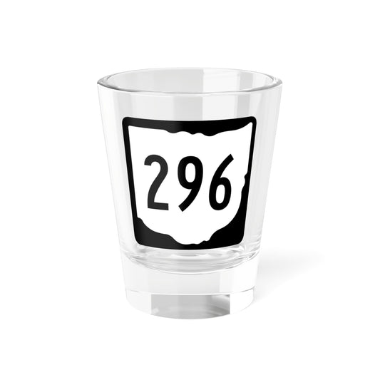 OH-296 1967 (Ohio) (Road Sign) Shot Glass 1.5oz