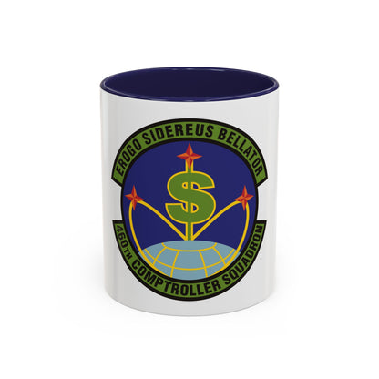 460th Comptroller Squadron (U.S. Air Force) Accent Coffee Mug