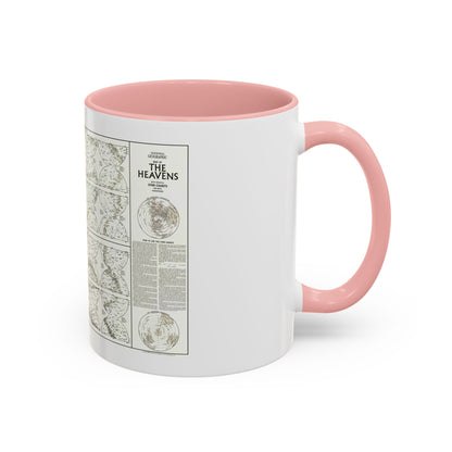 Heavens, The - Monthly Star Charts (1970) (Map) Accent Coffee Mug