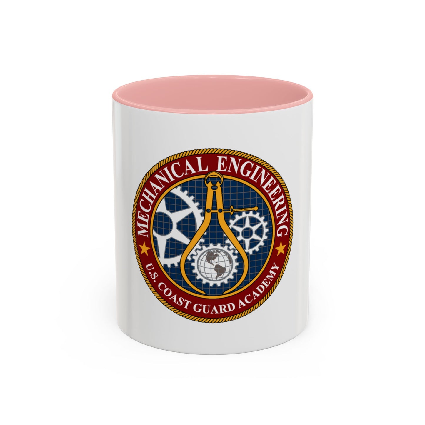 USCG Acad Mech Engineering (U.S. Coast Guard) Accent Coffee Mug