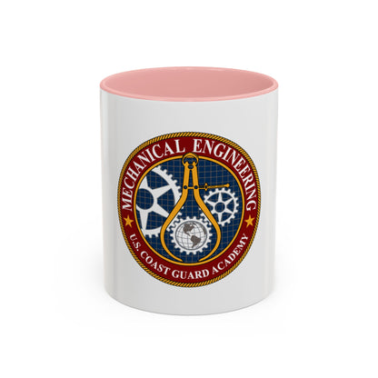 USCG Acad Mech Engineering (U.S. Coast Guard) Accent Coffee Mug