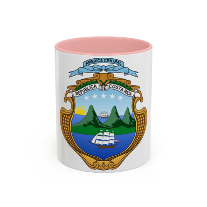 Coat of arms of Costa Rica (1906-1964) - Accent Coffee Mug