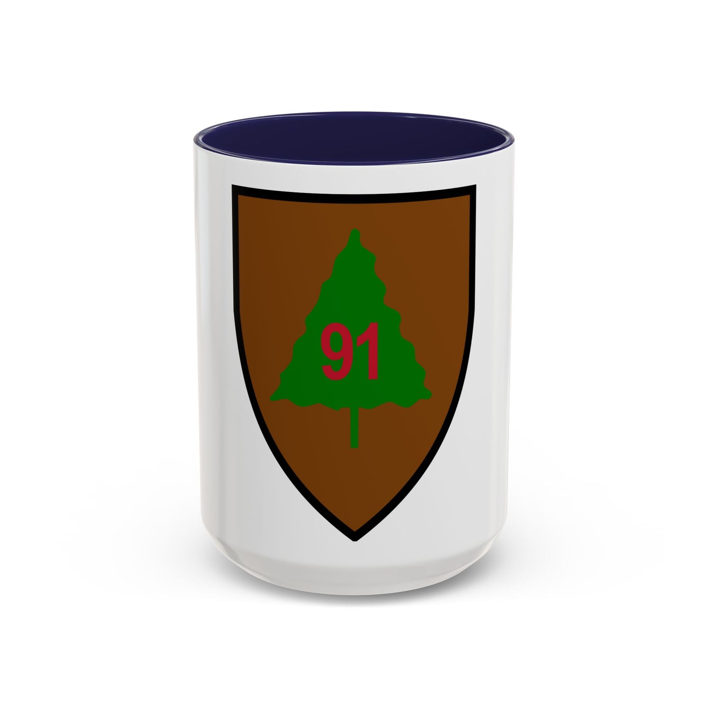 US 91st Infantry Division (U.S. Army) Accent Coffee Mug