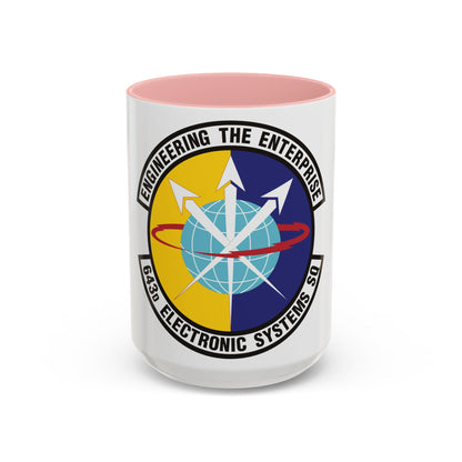 643d Electronic Systems Squadron (U.S. Air Force) Accent Coffee Mug