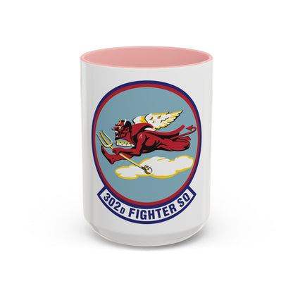 302d Fighter Squadron (U.S. Air Force) Accent Coffee Mug