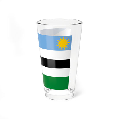 Propuesta de bandera para el Estado Monagas 18 (Venezuela) Pint Glass 16oz