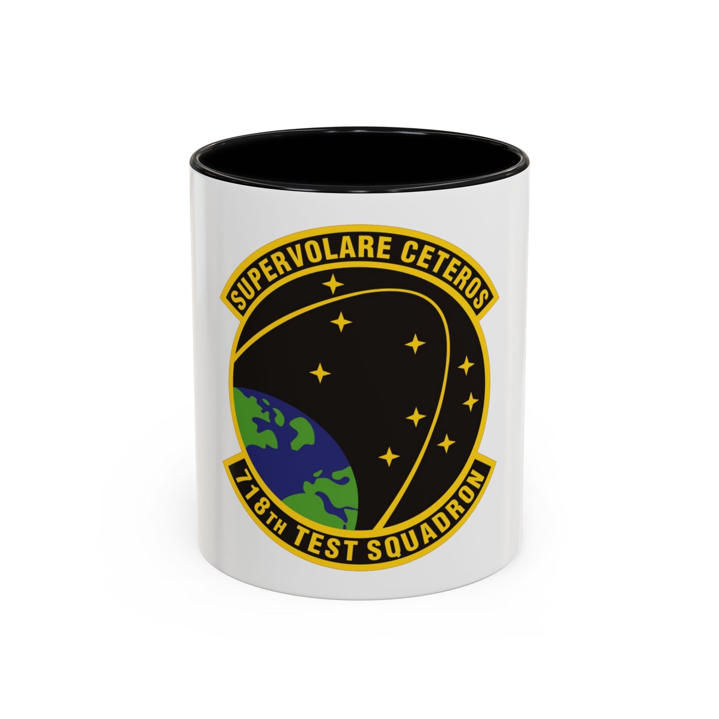 718th Test Squadron (U.S. Air Force) Accent Coffee Mug