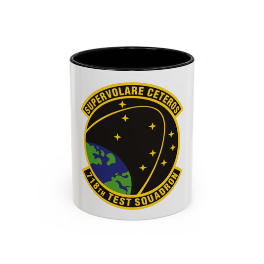718th Test Squadron (U.S. Air Force) Accent Coffee Mug