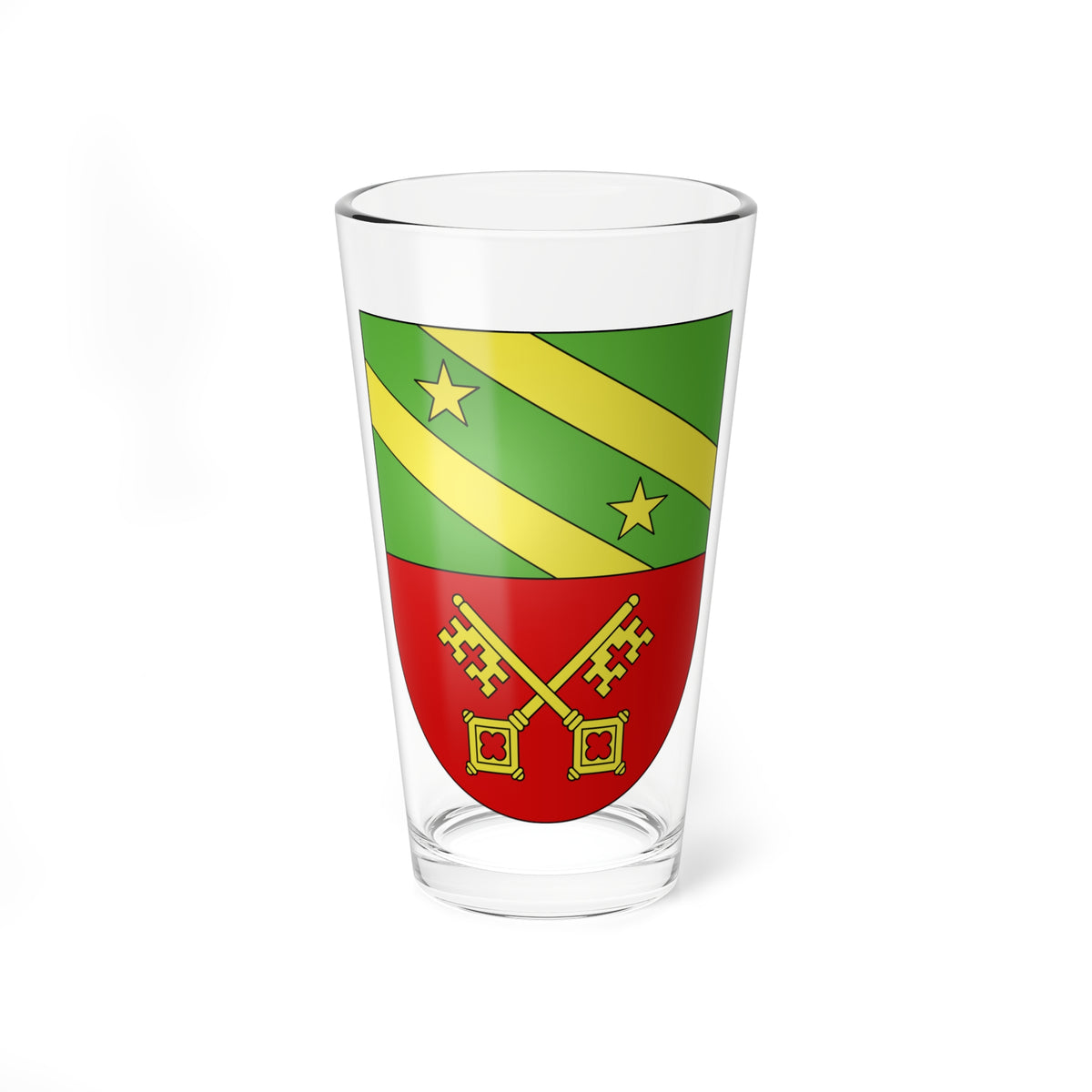 Lancy-coat of arms (Switzerland) (Coat of Arms) Pint Glass 16oz