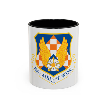 105th Airlift Wing (U.S. Air Force) Accent Coffee Mug
