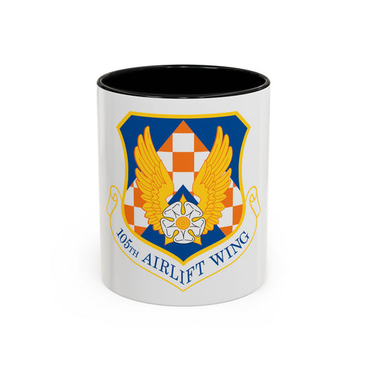 105th Airlift Wing (U.S. Air Force) Accent Coffee Mug