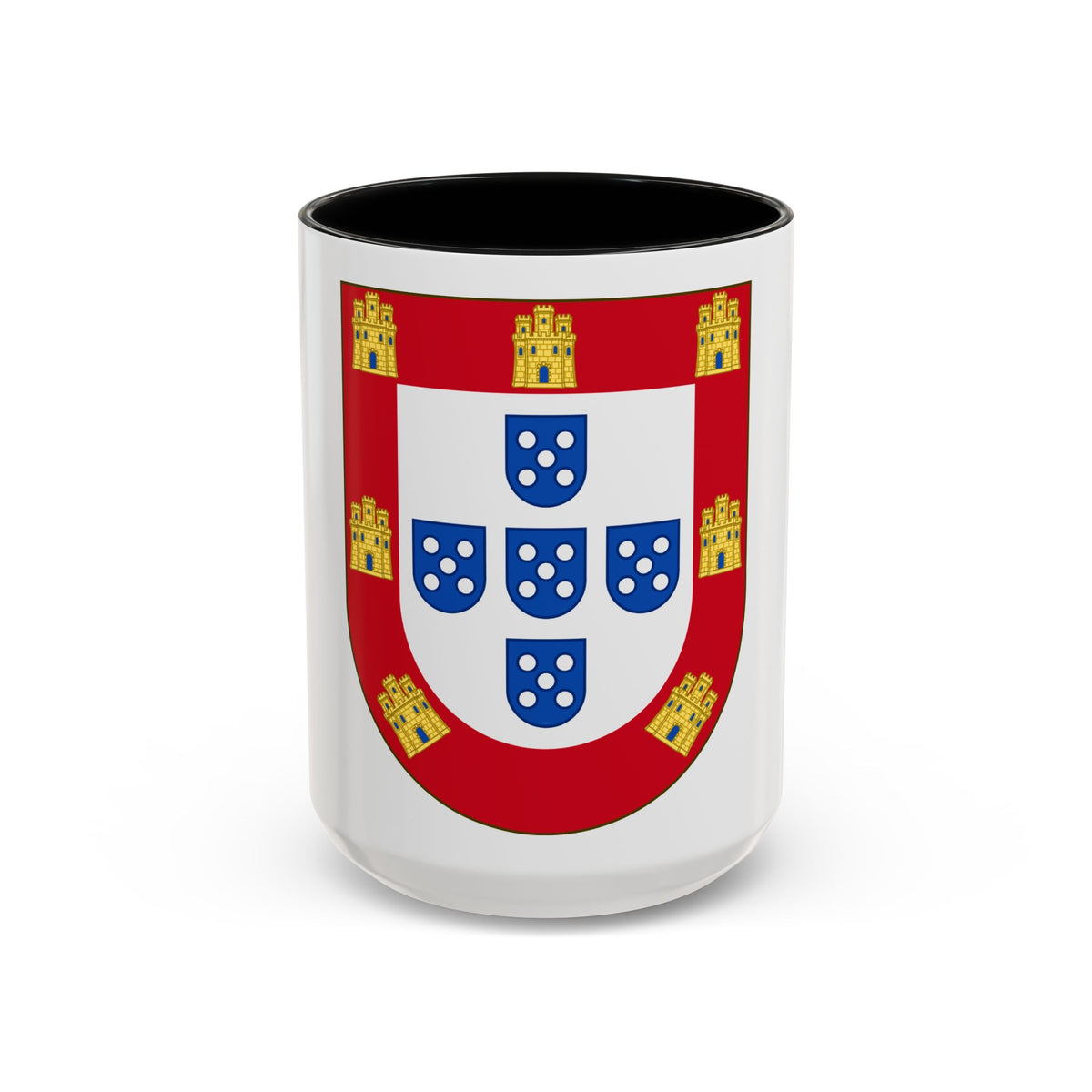 Royal Arms of Portugal - Accent Coffee Mug