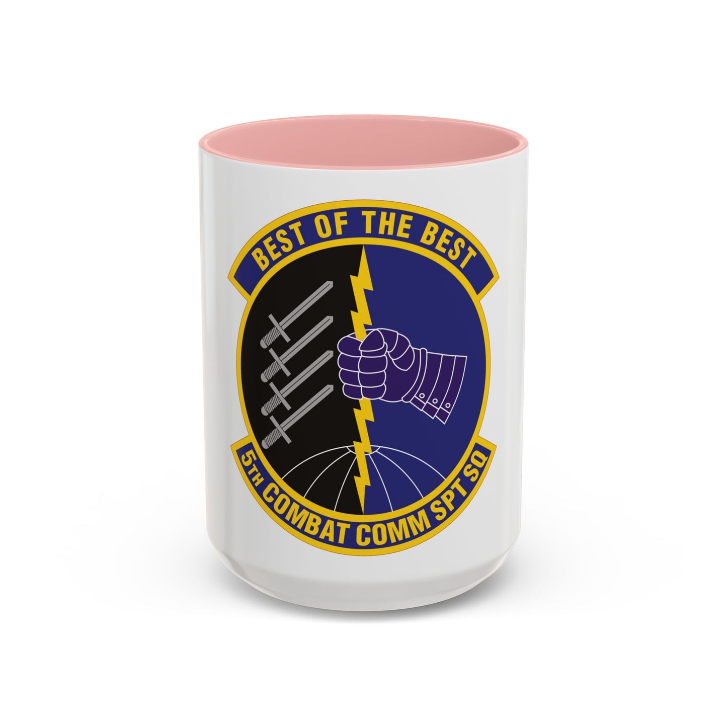 5 Combat Communications Support Squadron ACC (U.S. Air Force) Accent Coffee Mug