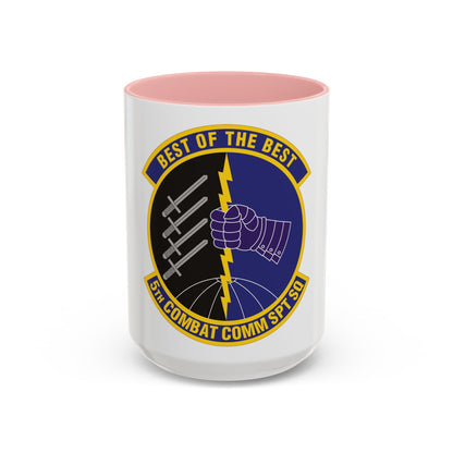 5 Combat Communications Support Squadron ACC (U.S. Air Force) Accent Coffee Mug