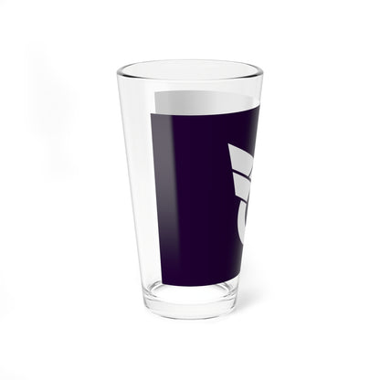 Flag of Ashoro Hokkaido (Japan) Pint Glass 16oz