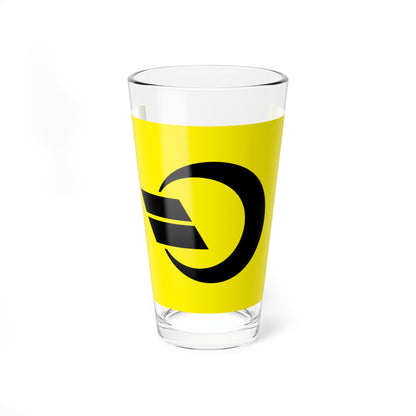 Flag of Shirotori Kagawa 1960-2003 (Japan) Pint Glass 16oz