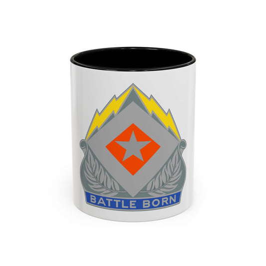422 Signal Battalion (U.S. Army) Accent Coffee Mug