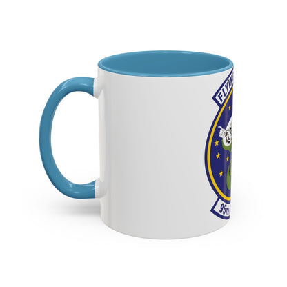 95th Airlift Squadron (U.S. Air Force) Accent Coffee Mug