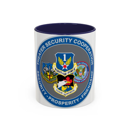 AF North TSC Theater Security Cooperation (U.S. Air Force) Accent Coffee Mug