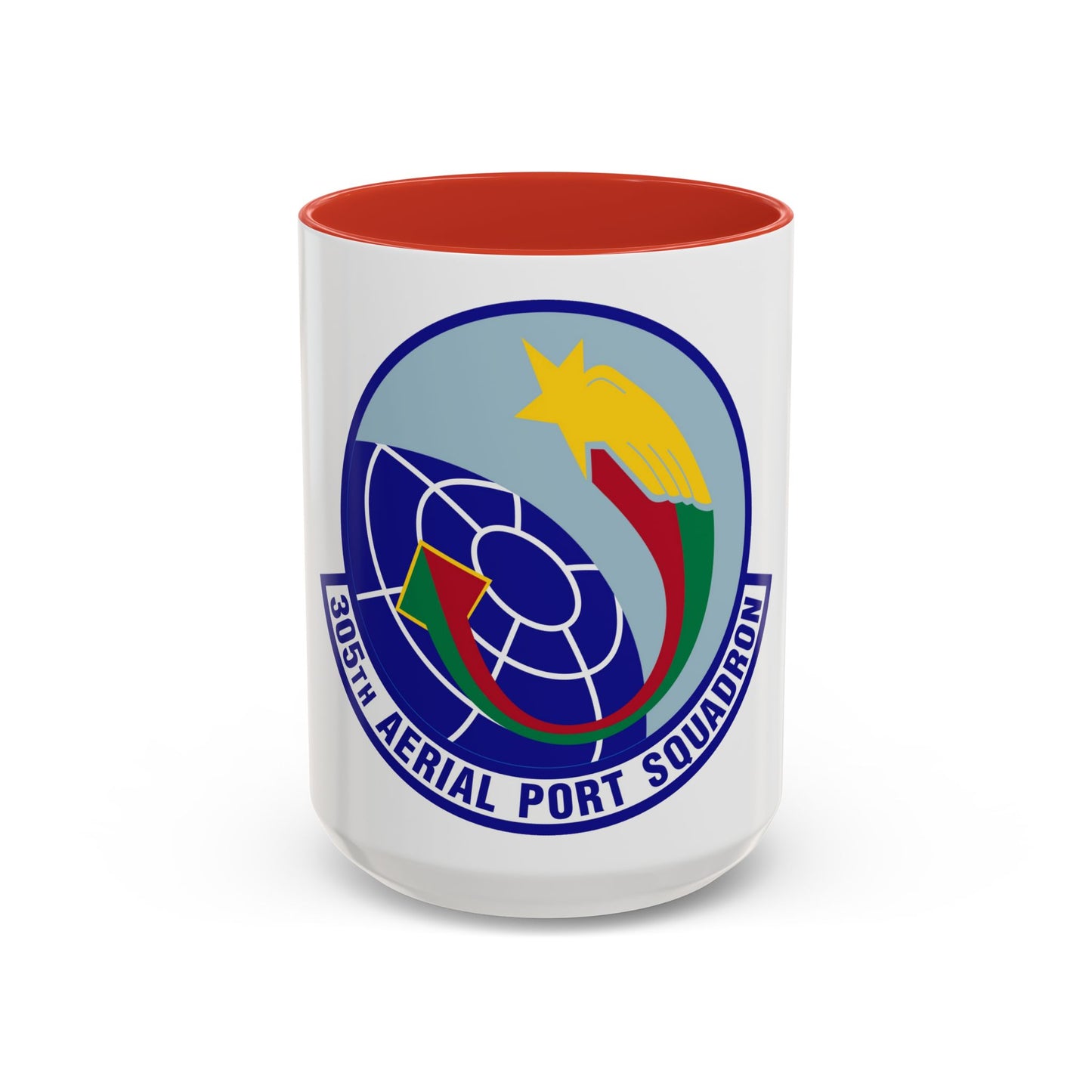 305 Aerial Port Squadron AMC (U.S. Air Force) Accent Coffee Mug