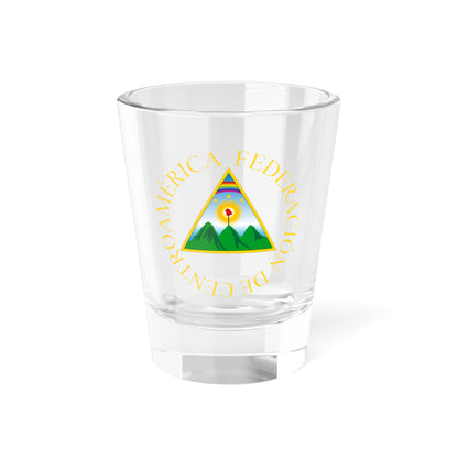 Escudo de la Representación Nacional de Centroamérica (Nicaragua) (Coat of Arms) Shot Glass 1.5oz